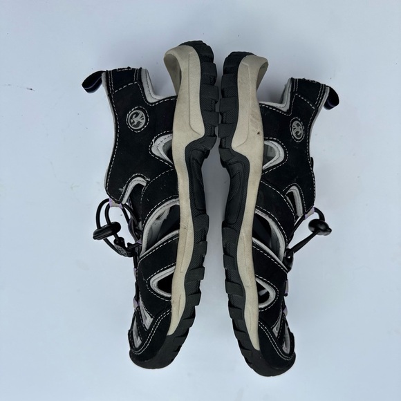 NORTHSIDE WOMEN'S SPORT Sandals Sz.8 BURKE II  BLACK / LILAC - Picture 5 of 6